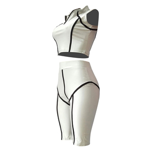 <b>Women</b> Solid Fitness Suit Yoga Set Custom Made Cross Back Bra Running Shorts Sports Jacket Gym <b>Leggings</b> Breathable Quick Dry - Product Image 4