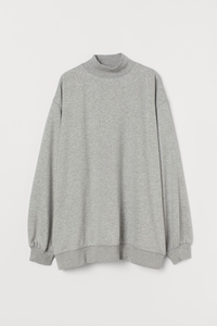 Sweatshirts à col montant en molleton doux surdimensionnés pour femmes en gros, couleur personnalisée, anti-rides, respirants - Product Image 5