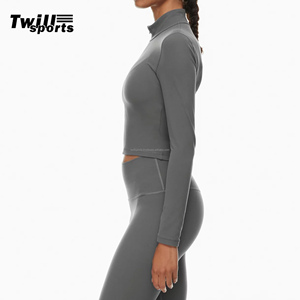 2025 conjunto de ropa deportiva con logotipo personalizado para mujer Sujetador deportivo de costura de 3 piezas Leggings de cintura alta Entrenamiento Fitness Yoga Casual Verano - Product Image 4