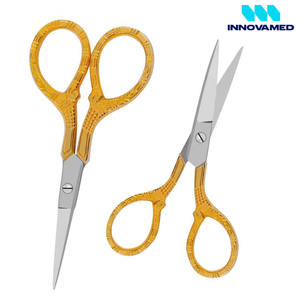 Tijeras para Cutículas de Acero Inoxidable para Manicura y Pedicura, con Logotipo Personalizado, para Mano Derecha, Duraderas, de INNOVAMED - Product Image 6