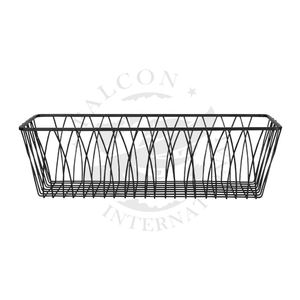 Cesta de almacenamiento decorativa de dos asas de calidad duradera multifunción ecológica de hierro negro de diseño más novedoso para el hogar y la cocina - Product Image 4