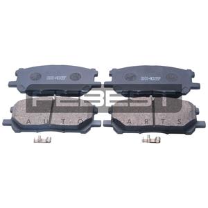 Set di pastiglie freno anteriori FEBEST (0101-ACU35F) - Product Image 1