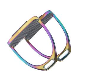 Recién llegado, estribos de caballo de aluminio resistentes, agarre amortiguador ligero, diseño personalizado, directo de fábrica - Product Image 6