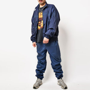 Ensemble survêtement coupe-vent pour homme sur mesure OEM, 100% nylon, surdimensionné, deux pièces, veste et pantalon, ensemble coupe-vent pour garçons - Product Image 1