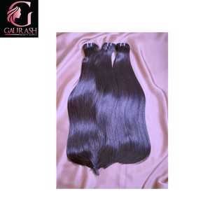 Brésilien indien vietnamien cheveux vierges bruts vendeur marque privée 100% cuticule aligné cheveux humains tisse paquet - Product Image 1