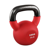 Kettlebell en néoprène durable et compact avec logo personnalisé pour la salle de sport à domicile, design doux au toucher