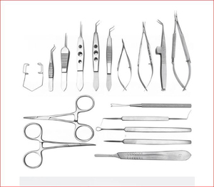 Instrumentos de cirugía de cataratas de incisión Instrumentos oculares oftálmicos instrumento ocular conjunto oftálmico instrumentos quirúrgicos médicos - Product Image 1