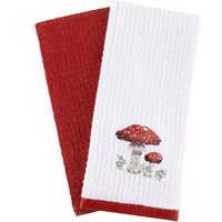 Serviettes de cuisine ORCHID 100% coton biologique écologiques, tissées, séchage rapide, motifs gaufrés et de golf, logo personnalisé, vente en gros