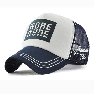 หมวกตาข่าย Trucker ขายส่ง หมวก Snapback สกรีนโลโก้ หมวกกันแดดฤดูร้อน หมวกเบสบอลตาข่ายด้านหลัง - Product Image 1