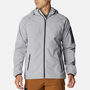 Veste d'hiver softshell pour homme de qualité supérieure, respirante, imperméable au vent, fermeture éclair, col à capuche sur mesure, écologique - Product Image 1