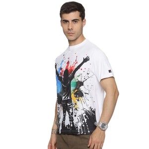 T-shirts pour hommes 100 % coton, très demandés, taille personnalisée, respirants, séchage rapide, écologiques, sublimation, motif uni, marque personnalisée - Product Image 3