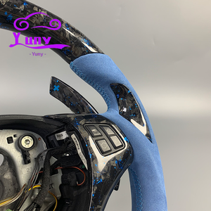 Volante de coche de fibra de carbono forjado personalizado para <span class=keywords><strong>BMW</strong></span> E90 E91 E92 E93 M3 3-Series 328i 330i <span class=keywords><strong>335d</strong></span> 1-series 135i 2008 -2012 - Product Image 4