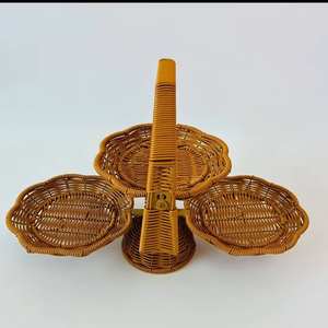 ตะกร้าสานพับได้สองชั้นสามชั้นสำหรับใส่ผลไม้ในครัวเรือน - Product Image 2