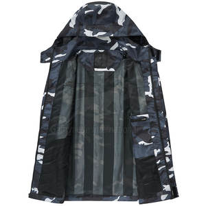 Full Zip Design <b>Camo</b> Windbreaker <b>Jacket</b> Lightweight And Comfortable Wear <b>Camo</b> Windbreaker <b>Jacket</b> - Product Image 3