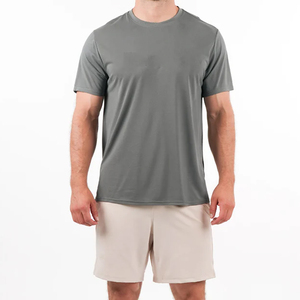 Wholesale High Quality Lightweight Breathable Men's Summer Thin Quick Drying Sportswear <b>Set</b> Short Sleeve Top Sport Shorts - Product Image 6