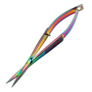 Ciseaux à cuticules à ressort professionnels HASIBI NAQIBI SURGICAL CORPORATION, en acier inoxydable, pointe pointue, durables - Product Image 3