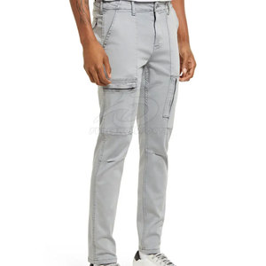 กางเกงคาร์โก้ลำลองผู้ชายไซส์ใหญ่ ผ้าฝ้าย 100% แห้งเร็ว เป็นมิตรกับสิ่งแวดล้อม น้ำหนักเบา เหมาะสำหรับออกกำลังกายกลางแจ้ง ปรับแต่งโลโก้ได้ พร้อมกระดุม - Product Image 4