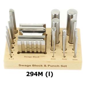 2.1/2นิ้ว Swage บล็อกและ16ชิ้นหมัดชุดกระจกเสร็จ - Product Image 1