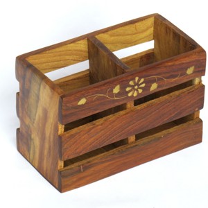 Soporte de cuchara Thirstystone, herramientas de cocina de madera de mármol de talla única, soporte de cocina de Metal para espátulas, cucharas, pinzas Más - Product Image 3