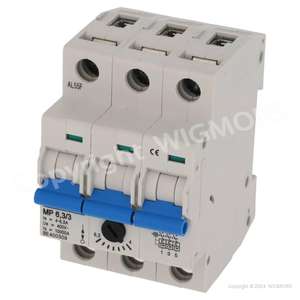 Motor Circuit <b>Breaker</b> MP 4,0-6,3A 3p 930720309 Schrack - Product Image 1
