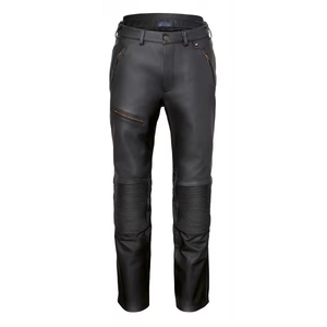 BM Motorrad Charlottenburg hommes/femmes pantalon en cuir noir patrimoine/moto urbaine rue équitation/course peau de vache Biker pantalon CE - Product Image 1