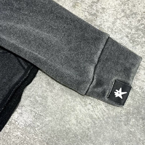 Fabricante de ropa de fábrica 100% algodón Vintage Sun Faded Acid Wash bordado letra desgastada Zip up Hoodie para hombres - Product Image 3