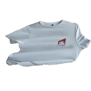 เสื้อยืดคอกลมผ้าคอตตอนสีทึบขนาดใหญ่แห้งเร็วสวมใส่สบายสำหรับ100% - Product Image 6