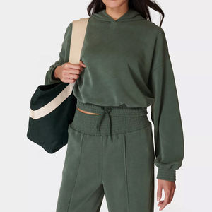 Sweat à capuche anti-boulochage à la mode pour femmes qualité respirante pour la saison hivernale col à capuche - Product Image 3