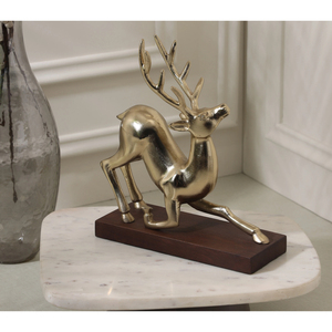 Design attrayant fait à la main en laiton giraffie Statue Sculpture en laiton massif giraffie Sculpture pour la maison salon décor - Product Image 5