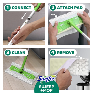 <span class=keywords><strong>Swiffer</strong></span> <span class=keywords><strong>Sweeper</strong></span> 2-in-1 Quét và lau Starter Kit,1 lau + 19 nạp - Product Image 5