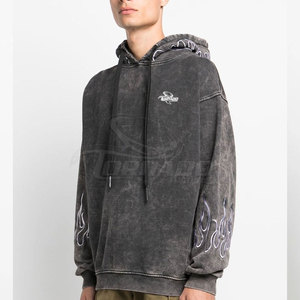 Precio al por mayor, el mejor material, sudaderas con capucha con lavado ácido, las más vendidas, servicio OEM, diseño de bolsillos extragrandes para hombre, transpirables, para invierno - Product Image 3