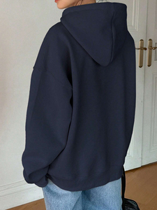 Sudaderas con Capucha Extra Grandes Personalizadas para Hombre, Térmicas de Invierno, Venta al Por Mayor, 500 g/m², Alta Calidad, 100% Algodón, Forro Polar Ecológico - Product Image 2