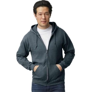 บริการ OEM เสื้อฮู้ดซิปคุณภาพสูง ระบายอากาศได้ดี ผ้าฟลีซหนานุ่ม 100% ผ้าฝ้าย สำหรับผู้ชาย ฤดูหนาว เป็นมิตรกับสิ่งแวดล้อม ลดราคา - Product Image 1