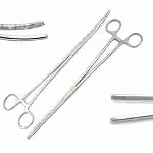 Pean HEMOSTAT Fórceps Recto y curvo 12cm Instrumentos quirúrgicos de acero inoxidable Dental, Set, Quirúrgico, Instrumentos - Product Image 1