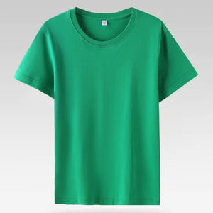 เสื้อยืดคอกลมแขนสั้นทรงปกติสำหรับผู้ชาย ลายเรียบ ผ้าฝ้าย 100% สไตล์ยูนิเซ็กซ์ ป้องกันการเกิดขุยและระบายอากาศได้ดี - Product Image 6