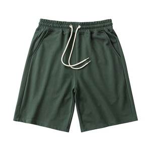 เสื้อสเวตเตอร์100% ของผู้ชายใหม่มีกระเป๋าสำหรับออกกำลังกายกางเกงขาสั้นทรงหลวมลำลองชุดกีฬากางเกงกีฬาวิ่งกางเกงขาสั้นของผู้ชาย - Product Image 4