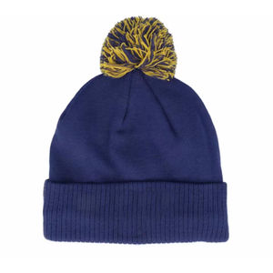 Bonnets à logo personnalisé Bonnets tricotés de haute qualité, chauds et teints en tissu uni pour l'hiver Bonnets respirants à séchage rapide personnalisés OEM - Product Image 2