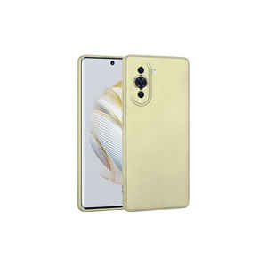 Coque de protection en silicone anti-traces de doigts JoieCreatif Gold Edition Premier pour Huawei Nova 10 A22 A50, style Ins - Product Image 1