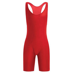 เสื้อกล้ามมวยปล้ำใส่ได้ทั้งชายและหญิงผ้าสแปนเด็กซ์/ โพลีเอสเตอร์220กรัมแขนกุดระบายอากาศได้น้ำหนักเบา - Product Image 4