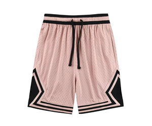Short OEM respirant à double couche et à sublimation Hip Hop Baggy Jogger Gym Short de basket-ball vierge en maille personnalisé pour hommes - Product Image 2