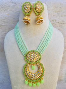 Conjunto de collar con colgante de Metal de estilo lindo Material principal Conjuntos de joyería de moda de latón - Product Image 1