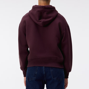 Sudadera con Capucha para Hombre, Corte Regular, 100% Algodón, Tejido Sólido, Ecológica, Resistente al Viento, Transpirable, Moda de Invierno - Product Image 4