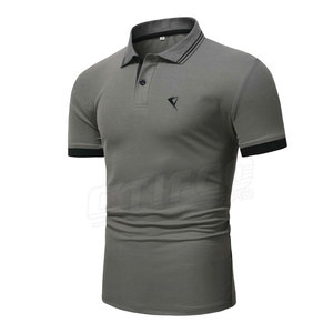 2023 Slim Fit vêtements décontractés Polo T-Shirt pour hommes personnalisé été entraînement sport Polo t-shirts - Product Image 1