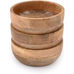 Cuenco ondulado de madera de Acacia Real, duradero, respetuoso con el medio ambiente, 100%, para servir pasteles de helado y postres, decoración del hogar y uso en hoteles - Product Image 1