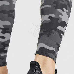 Legging de fitness pour homme, compression, taille élastique, léger, respirant, grande taille, vêtements de sport pour la course à pied, en vente en ligne - Product Image 5