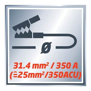 Arrancador de Baterías para Auto Einhell BT-BO 25/1 a 350A 12/24V con LED y Cables de 3.5m - Product Image 6