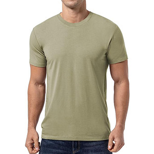 Logo personnalisé hommes coupe ample qualité t-shirts Performance Streetwear bambou t-shirt sport de gymnastique t-shirt pour hommes livraison DDP - Product Image 4