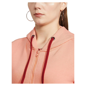 Sudaderas con Capucha de Invierno con Cremallera y Logotipo Personalizado para Mujeres de Talla Grande y Adolescentes, Sudaderas Transpirables de Punto, Sudaderas Lisas Teñidas - Product Image 2