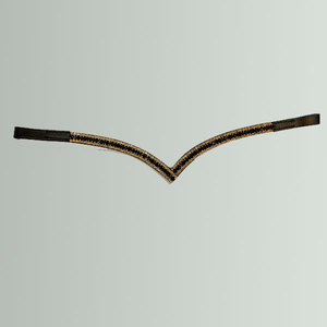 Bandas de cuero para cejas de cristal con cuero genuino y cristal natural hecho de caballo utiliza banda para cejas a la venta por exportadores - Product Image 3