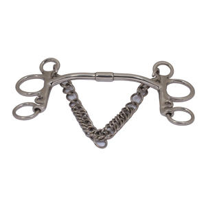 Produits les plus vendus en vogue Pelham Roller Mouth Bit avec incrustations de cuivre Pelham Horse Bits avec logo personnalisé - Product Image 1